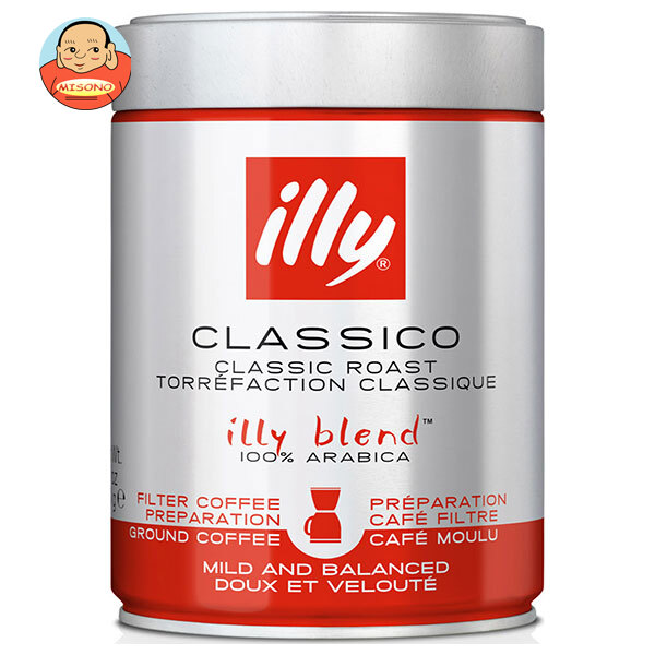 キーコーヒー イリーブレンド ドリップ用粉 ミディアムロースト(クラシコ) 250g×12個入