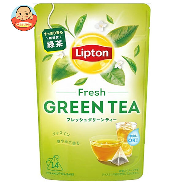 キーコーヒー リプトン グリーンティー フレッシュ 14p×6袋入