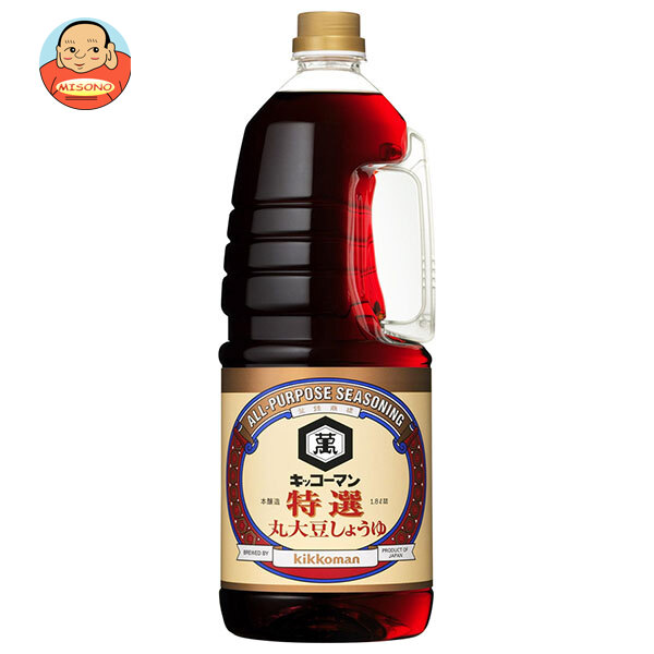 キッコーマン 特選丸大豆しょうゆ 1.8Lペットボトル×6本入