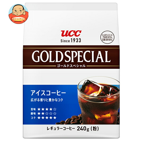 UCC ゴールドスペシャル アイスコーヒー 240g×12(6×2)袋入