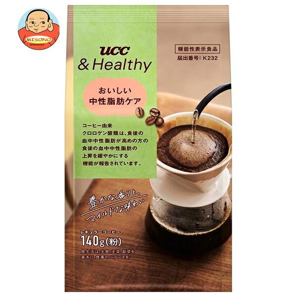 UCC &Healthy おいしい中性脂肪ケア 140g袋×12袋入