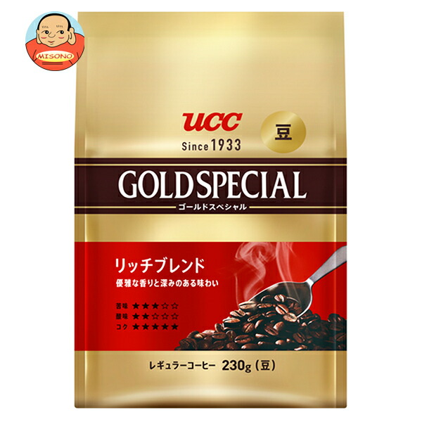 UCC ゴールドスペシャル 炒り豆 リッチブレンド 230g×6袋入