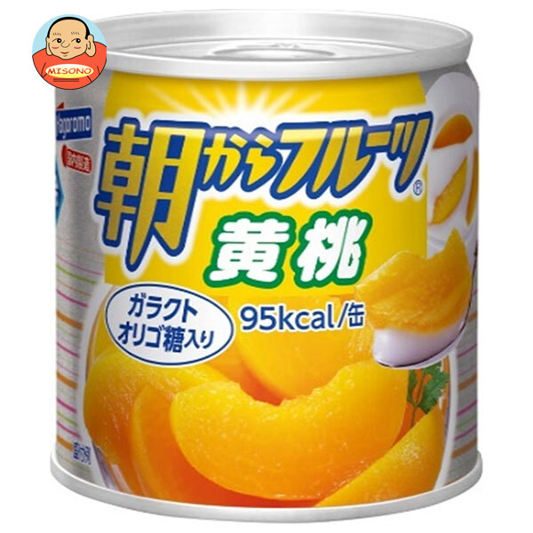はごろもフーズ 朝からフルーツ 黄桃 190g缶×24個入