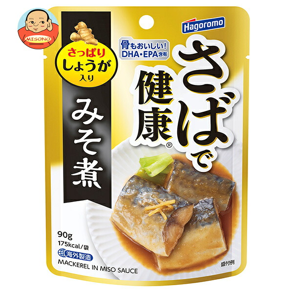 はごろもフーズ さばで健康 みそ味 90gパウチ×12個入