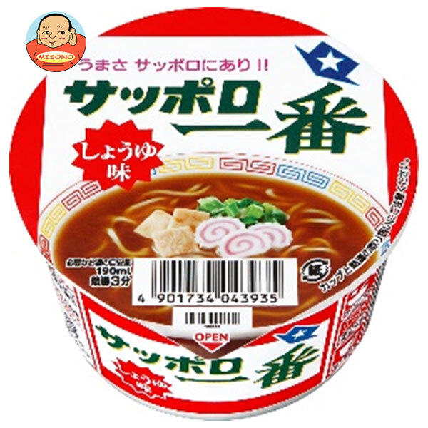 サンヨー食品 サッポロ一番 しょうゆ味 ミニどんぶり 42g×24(12×2)個入