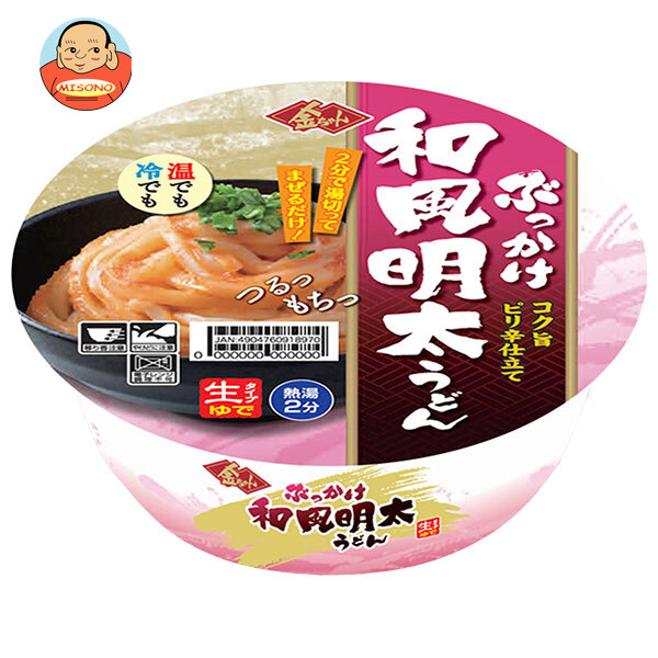 徳島製粉 金ちゃん ぶっかけ和風明太うどん 168g×12個入