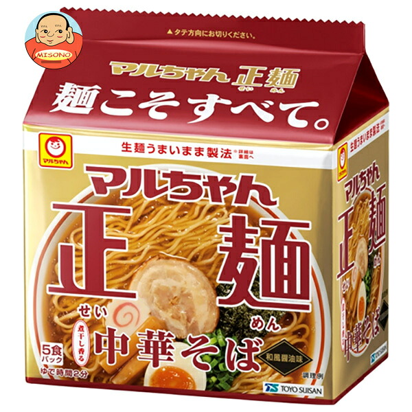 東洋水産 マルちゃん正麺 中華そば 和風醤油 (105g×5食)×6個入