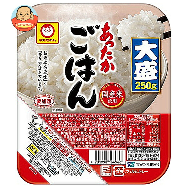 東洋水産 あったかごはん 大盛 250g×20(10×2)個入