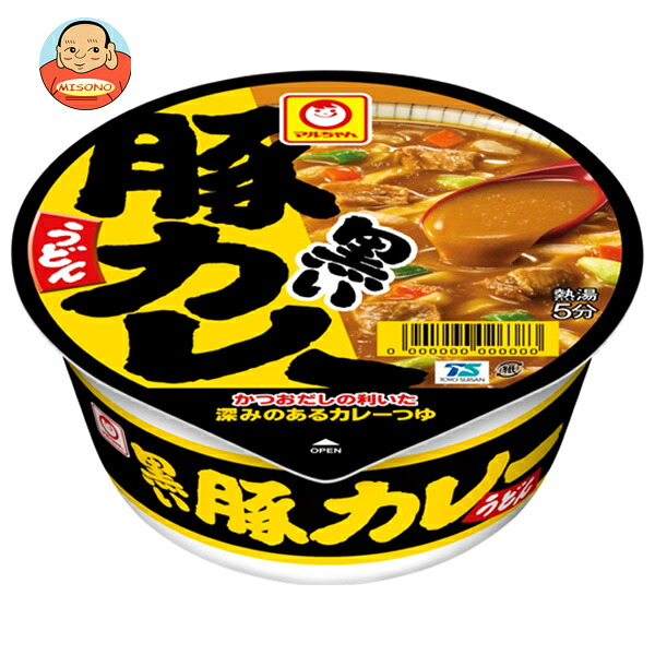 東洋水産 マルちゃん 黒い豚カレーうどん 87g×12個入