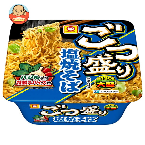東洋水産 マルちゃん ごつ盛り 塩焼そば 156g×12個入