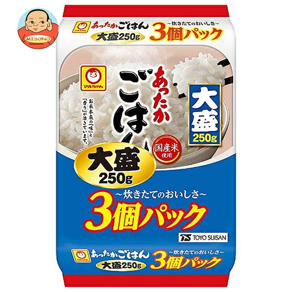 東洋水産 あったかごはん 大盛 3個パック (250g×3個)×8個入