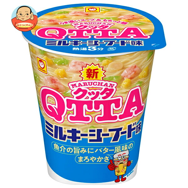 東洋水産 MARUCHAN QTTA(マルチャン クッタ) ミルキーシーフード味 77g×12個入