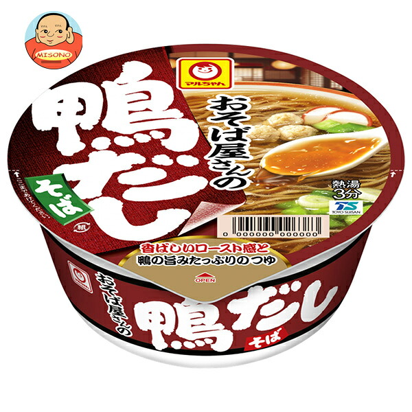 東洋水産 マルちゃん おそば屋さんの 鴨だし そば 98g×12個入