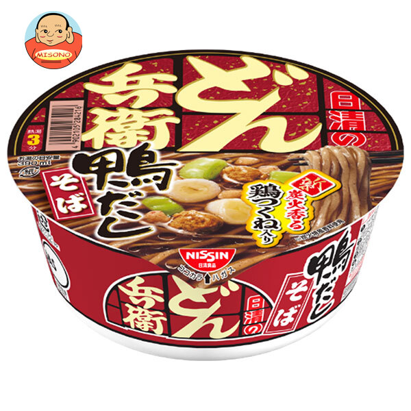 日清食品 日清のどん兵衛 鴨だしそば 104g×12個入
