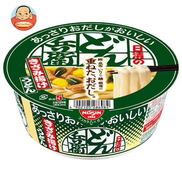 日清食品 日清のあっさりおだしがおいしいどん兵衛 きざみ揚げうどん 68g×12個入