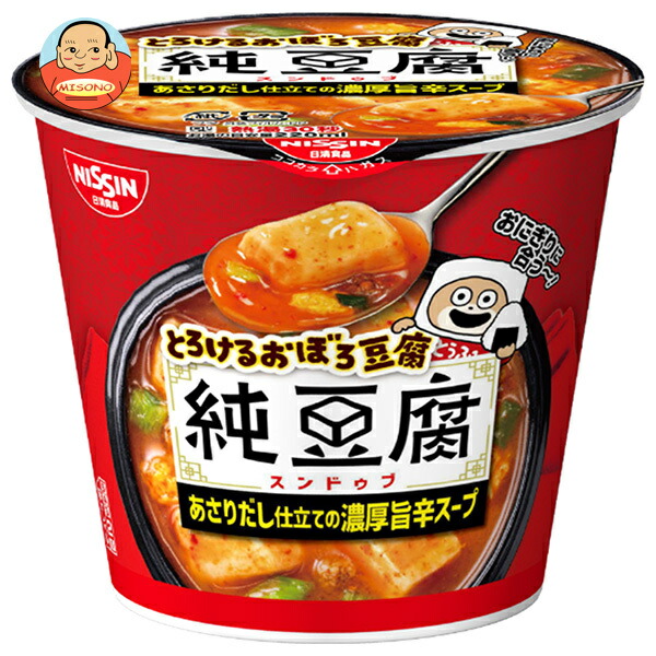 日清食品 とろけるおぼろ豆腐 純豆腐 スンドゥブ 17g×12(6×2)個入