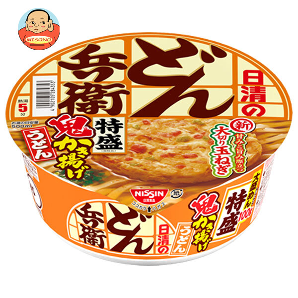 日清食品 日清のどん兵衛 特盛鬼かき揚げうどん 136g×12個入