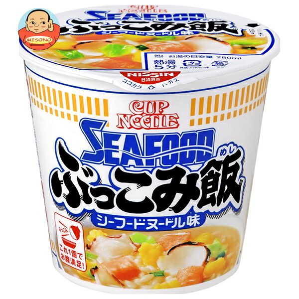 日清食品 カップヌードル シーフードヌードル ぶっこみ飯 94g×6個入