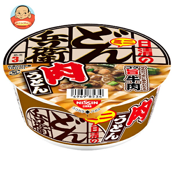 日清食品 日清のどん兵衛 肉うどんミニ 40g×12個入