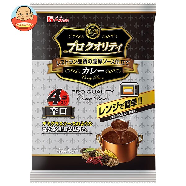 ハウス食品 プロ クオリティ カレー 4袋入り 辛口 680g(170g×4袋)×6個入