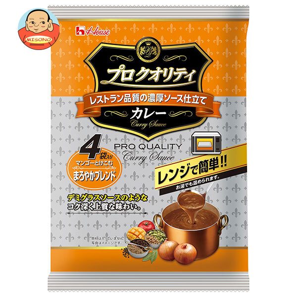 ハウス食品 プロ クオリティ カレー 4袋入り まろやかブレンド 680g(170g×4袋)×6個入