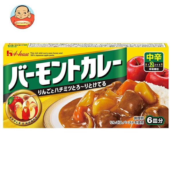 ハウス食品 バーモントカレー 中辛 115g×10個入