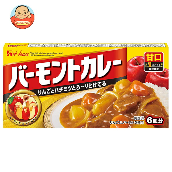 ハウス食品 バーモントカレー 甘口 115g×10個入