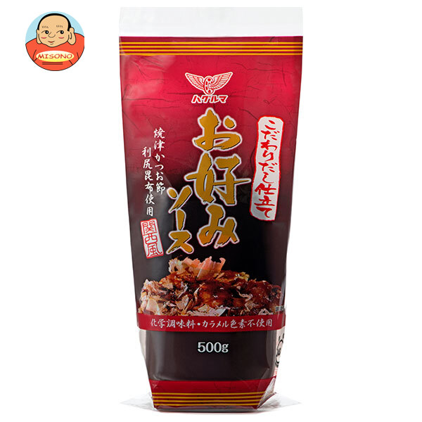 ハグルマ こだわりだし仕立て お好みソース 関西風 500g×12本入