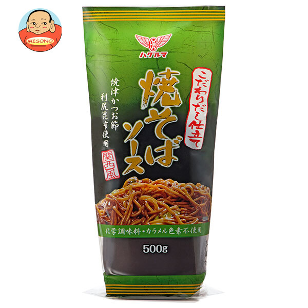 ハグルマ こだわりだし仕立て 焼そばソース 関西風 500g×12本入