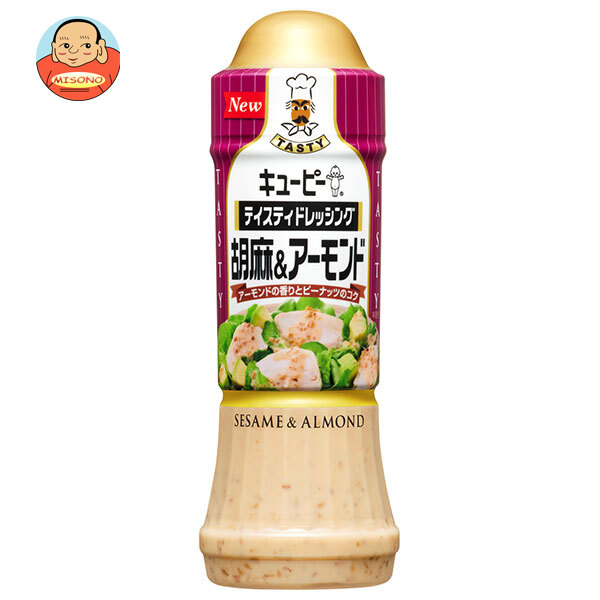 キューピー テイスティドレッシング 胡麻&アーモンド 210mlペットボトル×12本入
