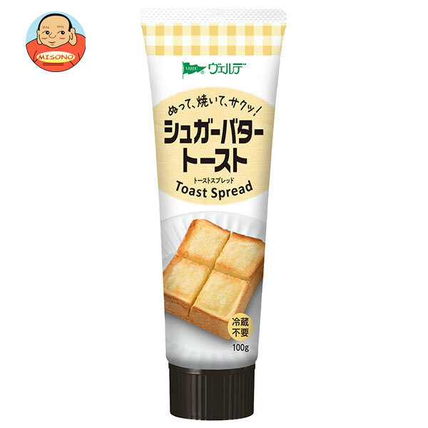 アヲハタ ヴェルデ シュガーバター トースト スプレッド 100g×8本入