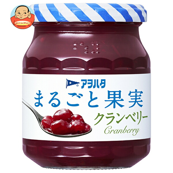 アヲハタ まるごと果実 クランベリー 250g瓶×6個入