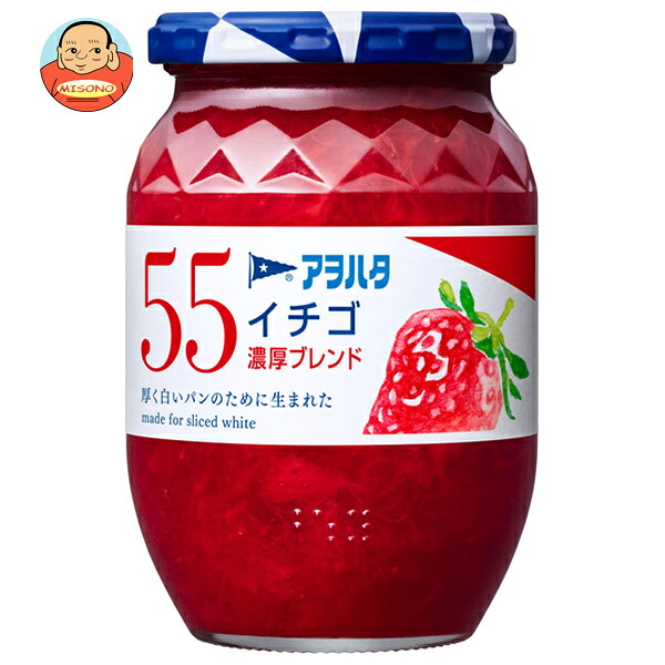 アヲハタ 55 イチゴ 濃厚ブレンド 400g瓶×6個入
