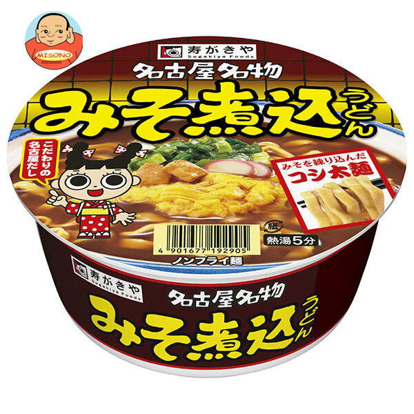 寿がきや カップ みそ煮込うどん 106g×12個入 