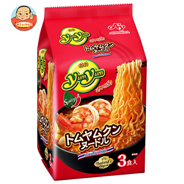 味の素 YumYum トムヤムクンヌードル 3食パック×9袋入