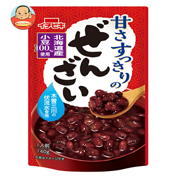 イチビキ 甘さすっきりのぜんざい 140g×20(10×2)袋入