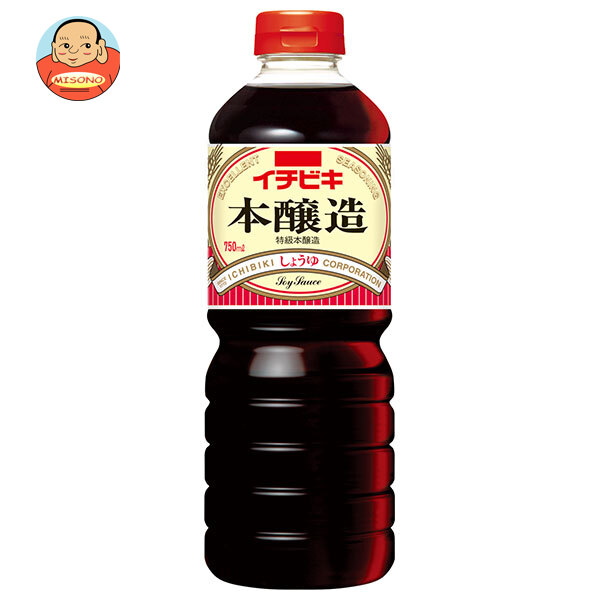 イチビキ 本醸造しょうゆ 750mlペットボトル×15本入