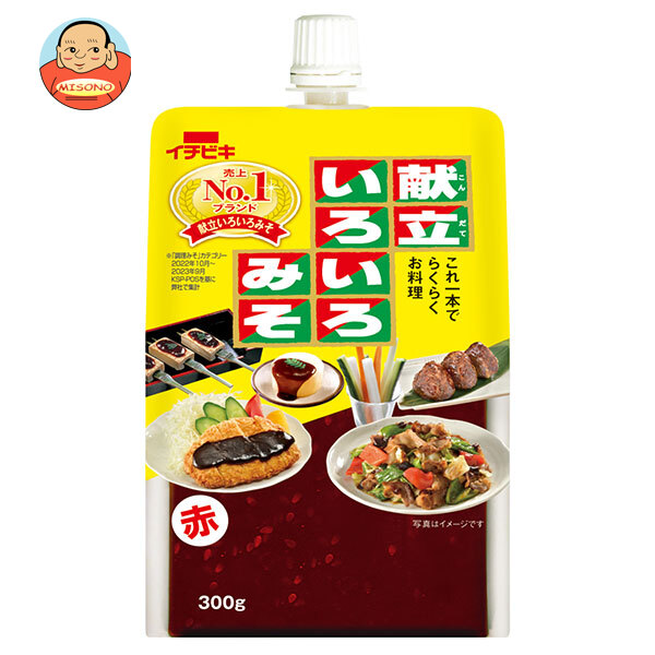 【賞味期限2026.06.14かそれ以降】イチビキ 献立いろいろみそ 赤 300g×12本入