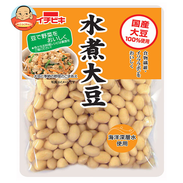 イチビキ 国産 水煮大豆 140g×12袋入