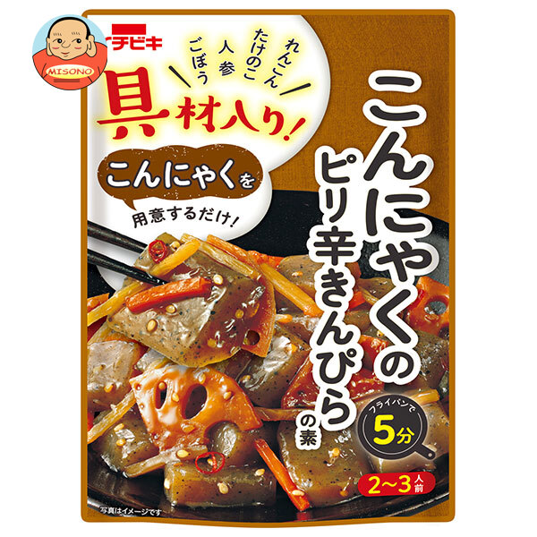 イチビキ 具材入り!こんにゃくのピリ辛きんぴらの素 125g×10袋入