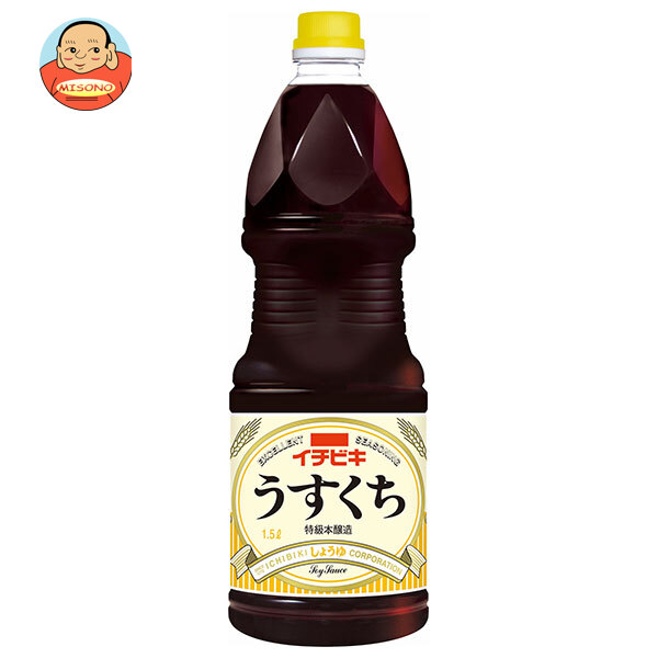 イチビキ うすくちしょうゆ グリップパック 1500mlペットボトル×6本入