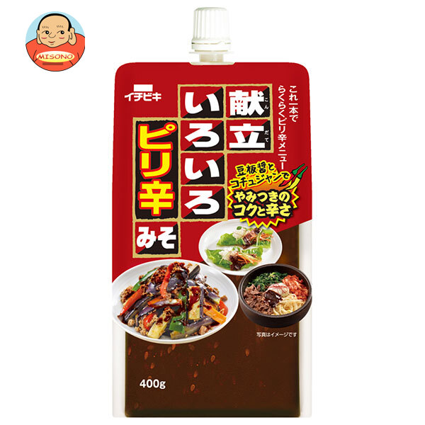 イチビキ 献立いろいろみそ ピリ辛みそ 400g×12本入