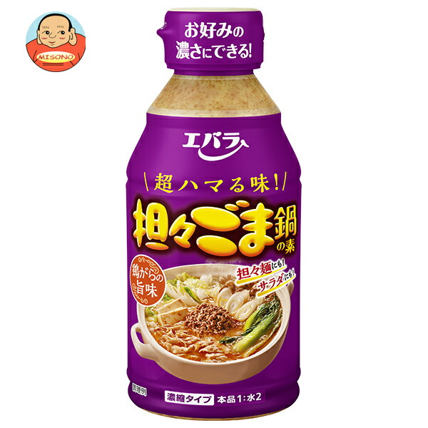 エバラ食品 担々ごま鍋の素 300ml×12本入