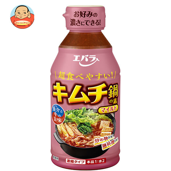 エバラ食品 キムチ鍋の素 マイルド 300ml×12本入