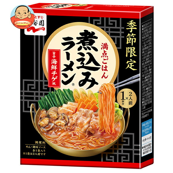 永谷園 二人前煮込みラーメン 旨辛海鮮チゲ風 140g×6箱入