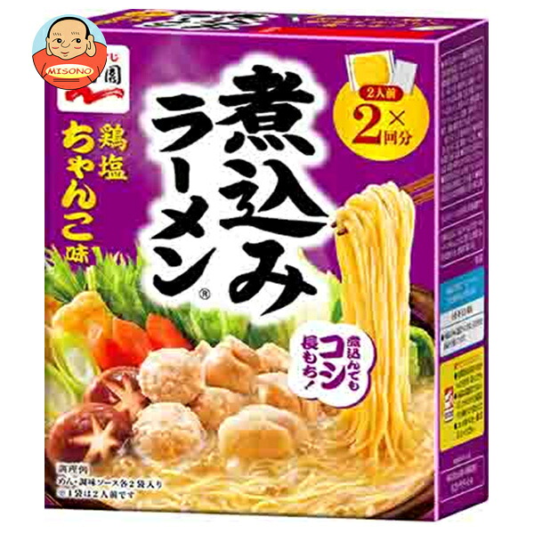 永谷園 煮込みラーメン 鶏塩ちゃんこ味 286.8g(2人前×2回分)×4箱入