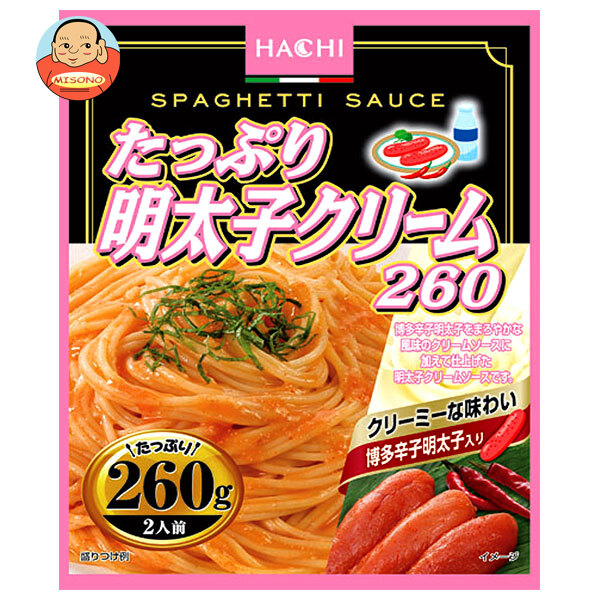 ハチ食品 たっぷり明太子クリーム260 260g×20個入