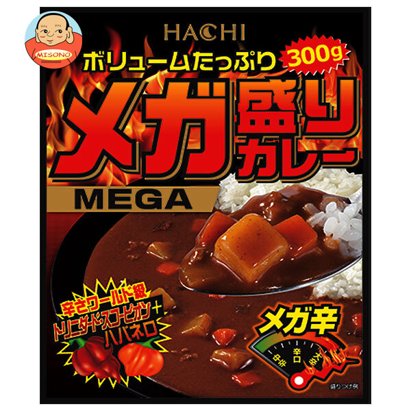ハチ食品 メガ盛りカレー メガ辛 300g×22個入