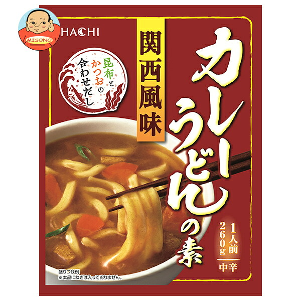 ハチ食品 関西風味 カレーうどんの素 中辛 260g×20個入