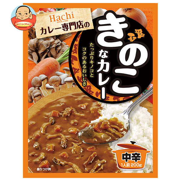 ハチ食品 カレー専門店のきのこなカレー 中辛 200g×20個入